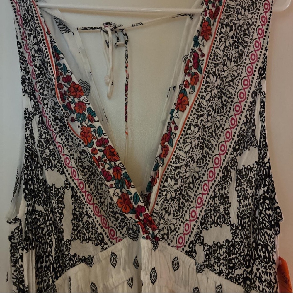 Bohemian Floral Print Dress